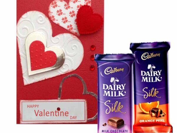 Valentines Card Silk Combo 00975