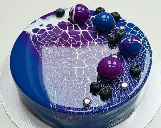 Blueberry Space Cake