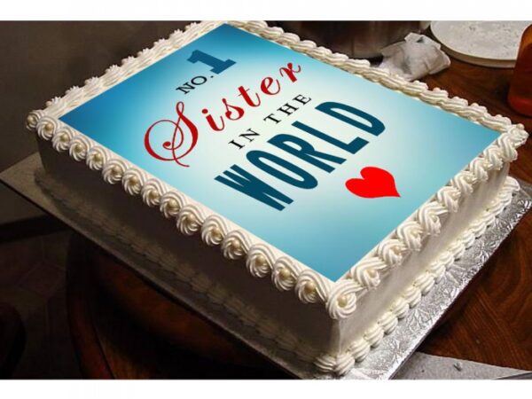 RAKHI PHOTO CAKE FOR SISTER