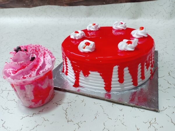 Free Strawberry Mousse with..