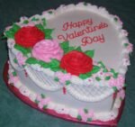 Valentine Heart Shape Cake
