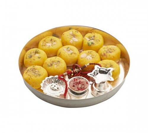 Kesari Mawa Peda with Free Rakhi Gift