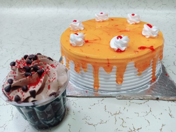 Free Chocolate Mousse With Orange Cake