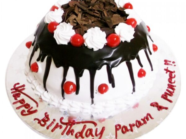 1KG GERMAN BLACKFOREST CAKE (EGGLESS 100% PURE VEG)