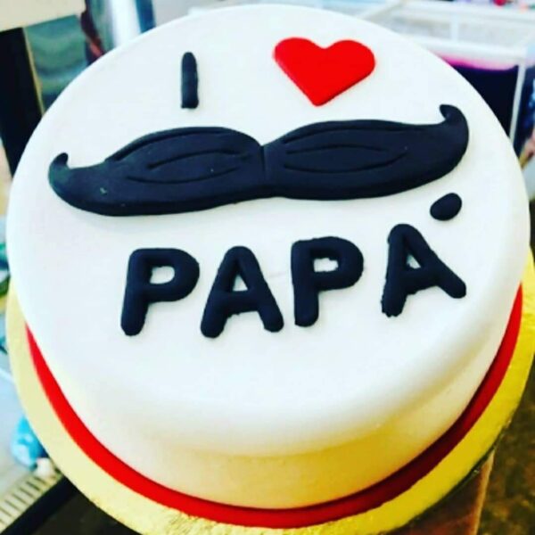 Fathers Day Mustache Cake in Asansol