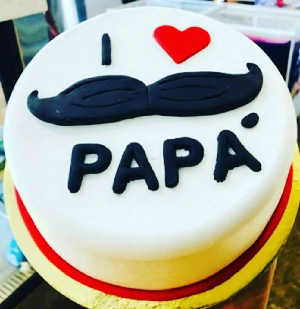 Fathers Day Mustache Cake in Asansol