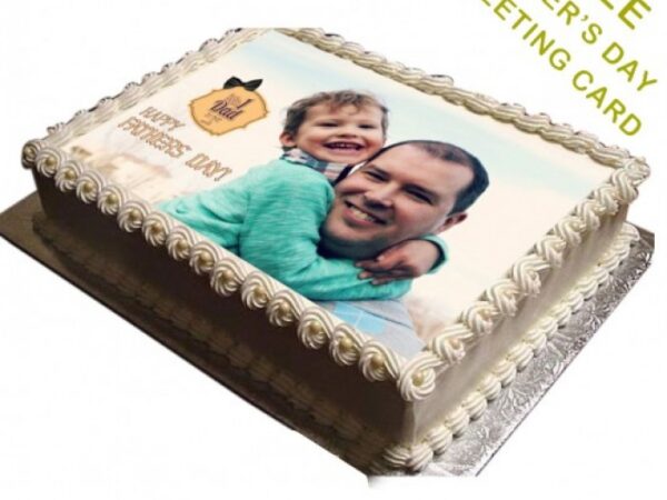 Father's Day Special Photo Cake