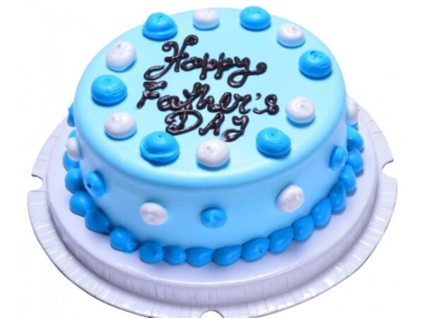 Father's Day Blue Pineapple Cake