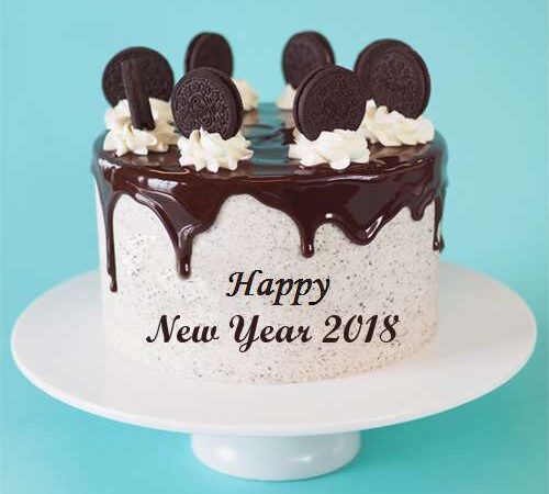 New Year Oreo Cake