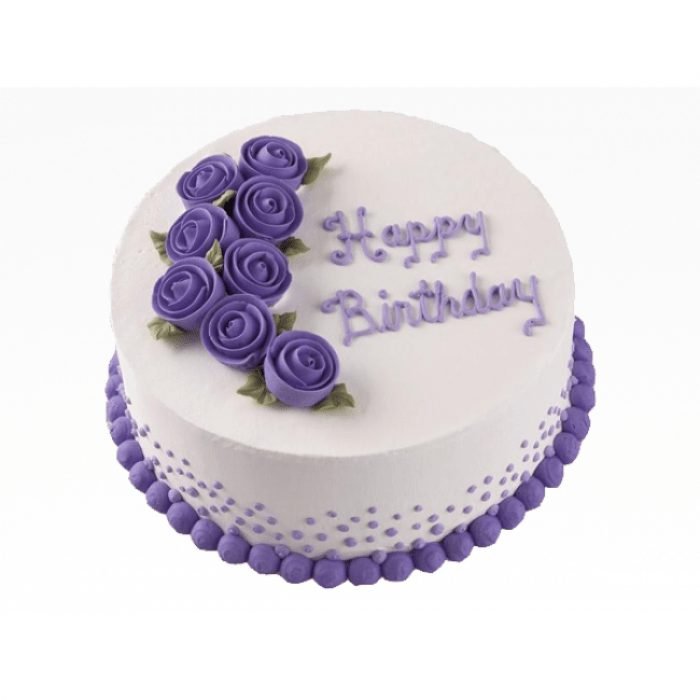 Purple ombre buttercream flowers #buttercream | New birthday cake, Homemade  birthday cakes, Birthday cake decorating