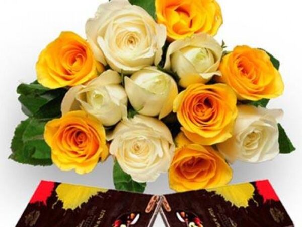 Roses with Dark Chocolate