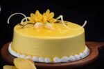 Fresh Baked Eggless Mango Cake