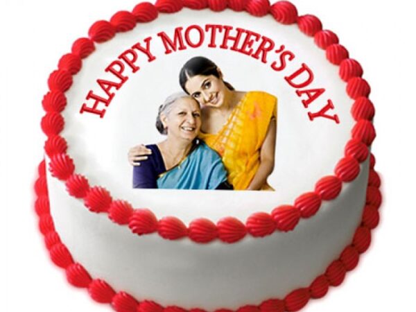 Happy Mothers Day Photo Cake 1 kg
