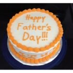 Orangy Fathers Day Cake 0.5 kg