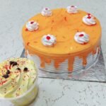 Free Mango Mousse With Orange Cake
