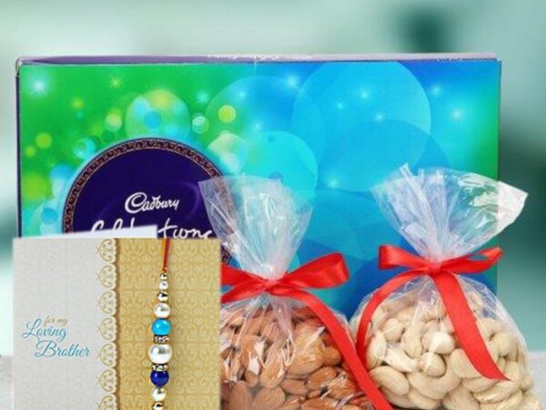 Cadbury Celebrations Almonds & Cashew With Rakhi