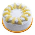 Pineapple Vanilla Round Cake 0.5 kg