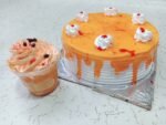 Free Pineapple Mousse With Orange Cake