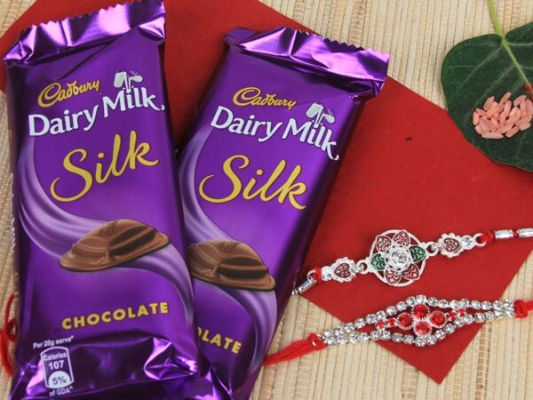 Set Of 2 Chocolate Rakhi Combo