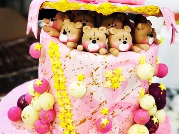 Strawberry Fondant Cake