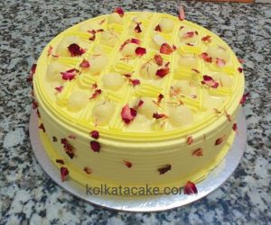 Pista Rasmalai Cake in Asansol, Eggless Pure Veg Cake