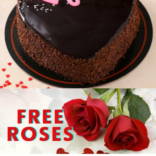 Chocolate Truffle Valentines Day Cake