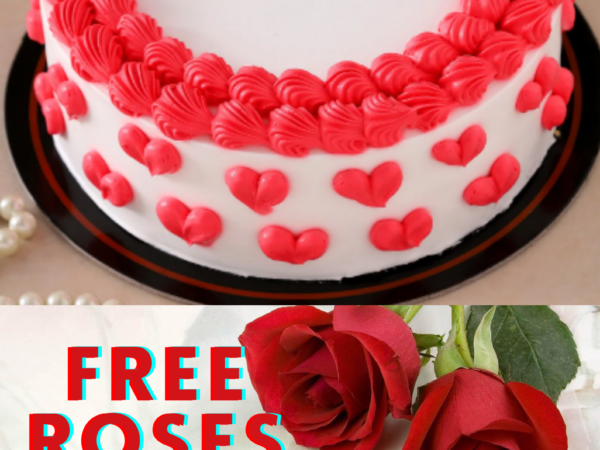 Valentines Day Pineapple Cake