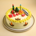Diwali Themed Butterscotch Cake