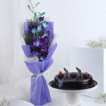 Chocolate Truffle & Orchid Bouquet